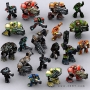 warbots micromarines 3d lowpoly characters